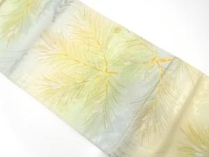 アンティーク　松葉模様織り出し袋帯（材料）
